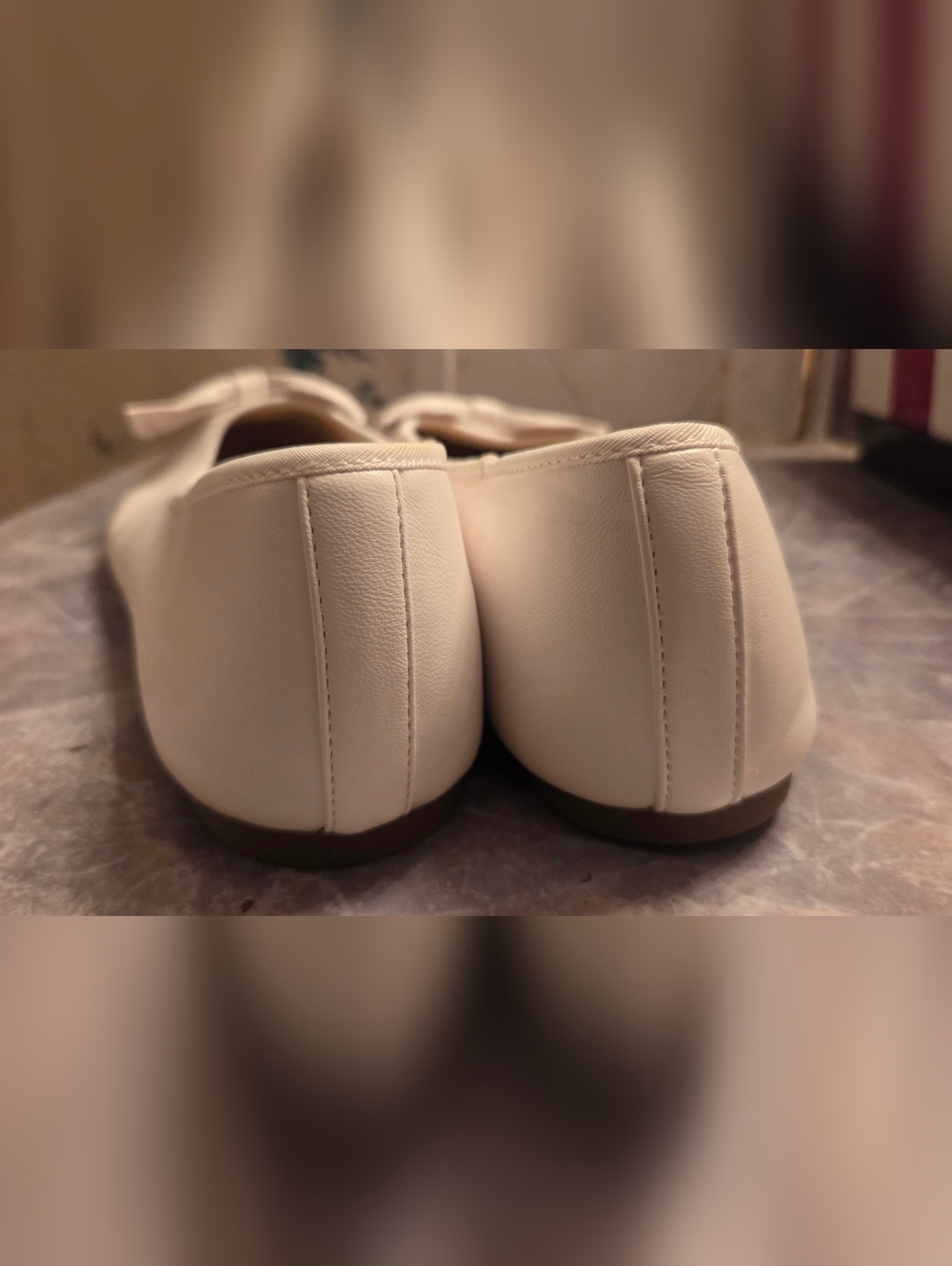 Circus by Sam Edelman White Bow Ballet Flats - Picture 3 of 7